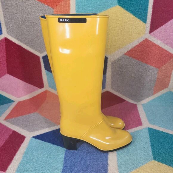 Marc By Marc Jacobs Yellow Ankle Boots - Picture 6 of 7
